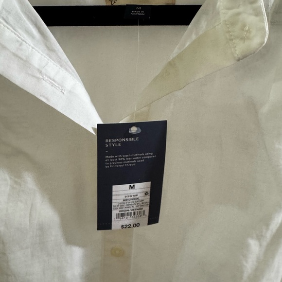 Universal Thread Cream Button-Up Shirt - Picture 2 of 2